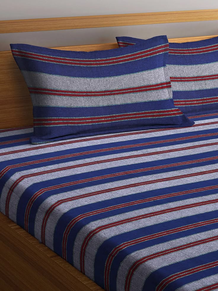 BEDSHEET 210 TC - STRIPES 108"