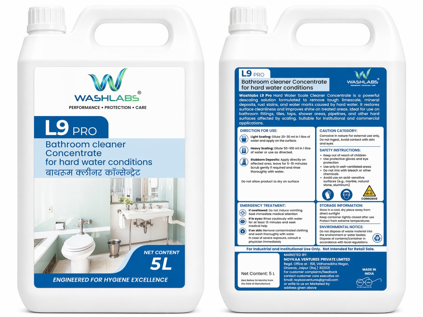 L9 Hard Water Scale Cleaner9 (Concentrate)