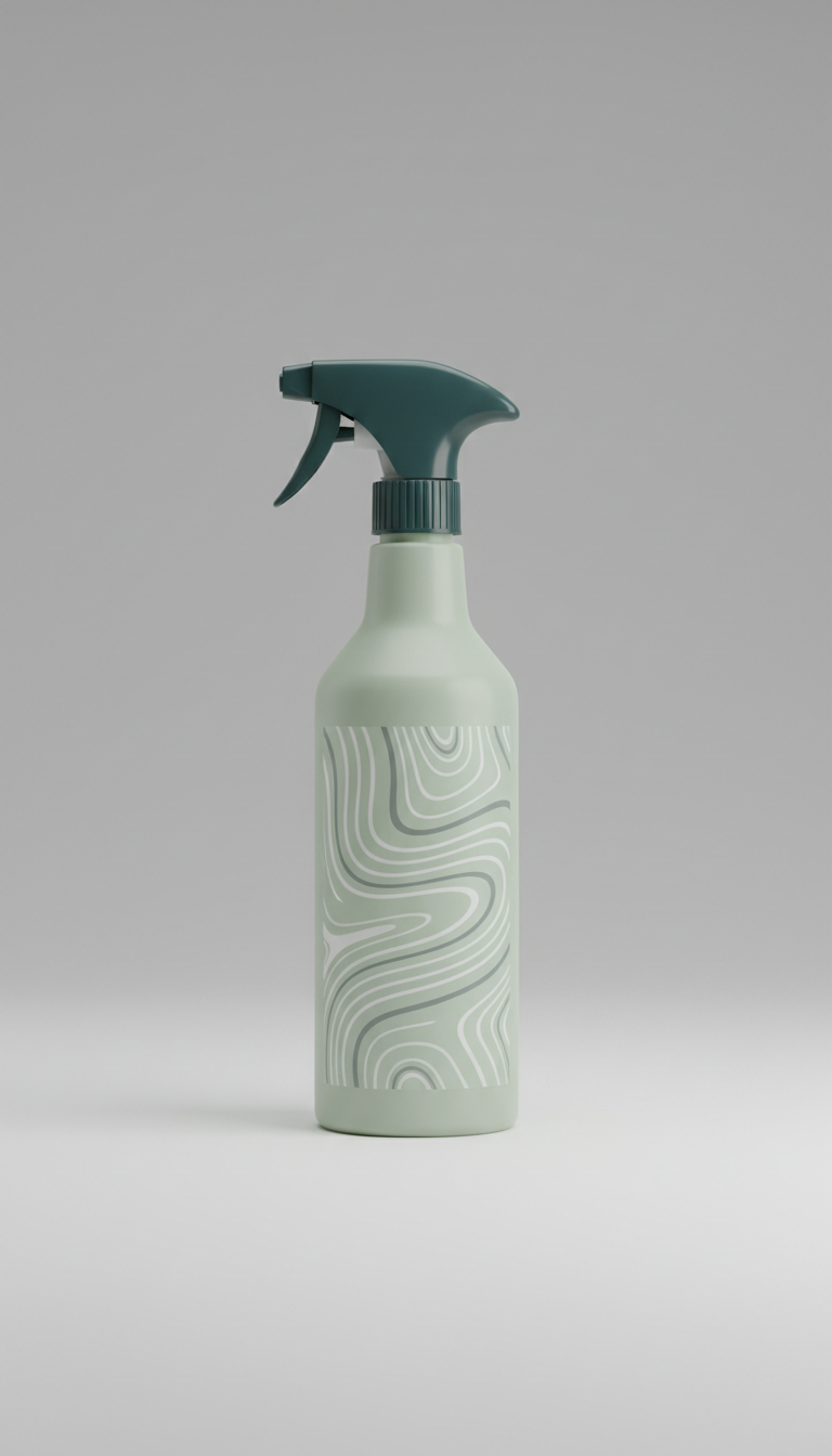Professional-Grade Cleaning Chemical Bottle
