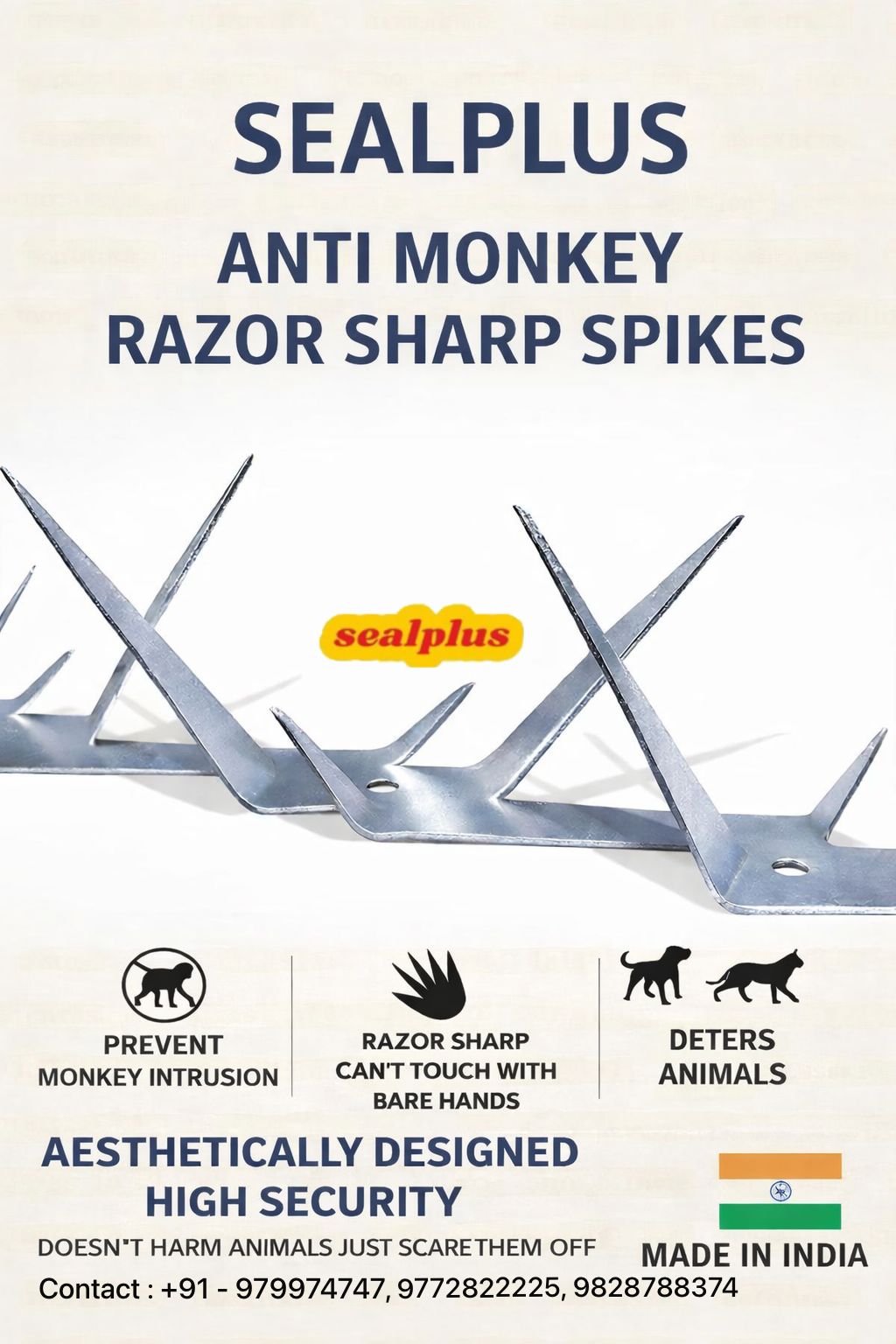 Razor Sharp Security Spikes – Boundary Wall Spikes