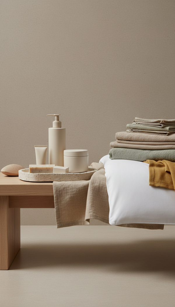 Branded toiletries welcome set