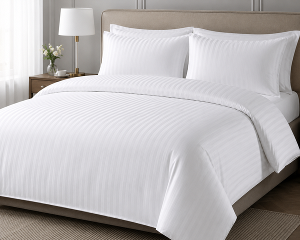 Duvet Cover - White Stripes